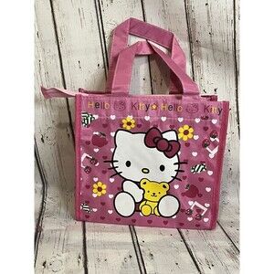 Vintage Hello Kitty Plastic Small Tote Bag Purse